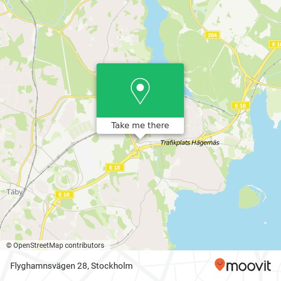 Flyghamnsvägen 28 map