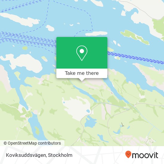 Koviksuddsvägen map