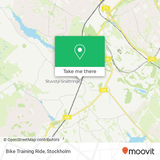 Bike Training Ride map