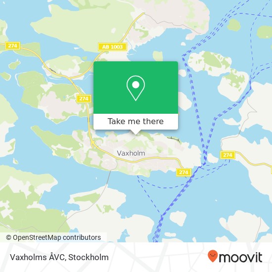 Vaxholms ÅVC map