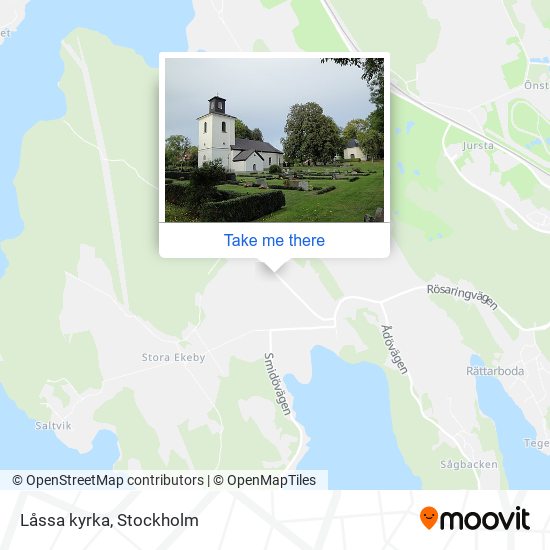 Låssa kyrka map