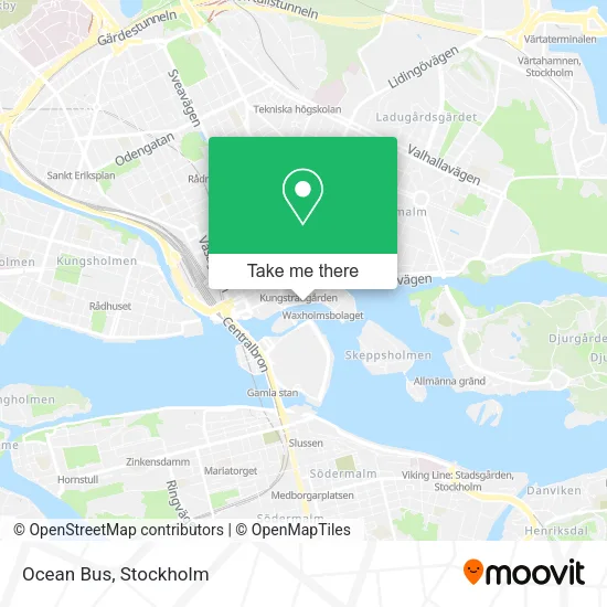 Ocean Bus map