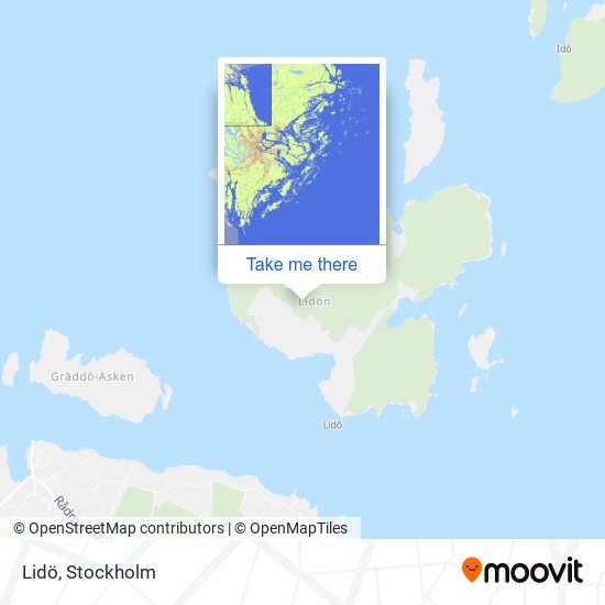 Lidö map