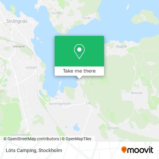 Löts Camping map