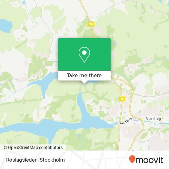 Roslagsleden map