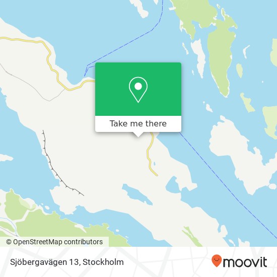 Sjöbergavägen 13 map