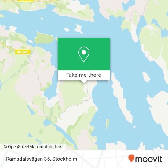 Ramsdalsvägen 35 map