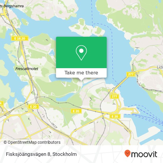 Fisksjöängsvägen 8 map