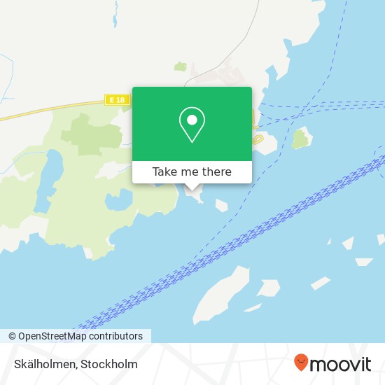 Skälholmen map