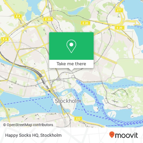 Happy Socks HQ map