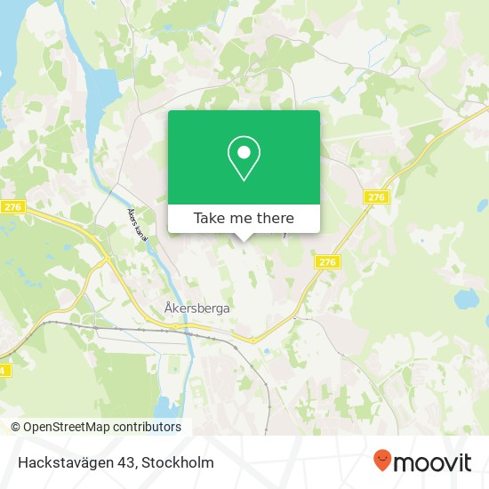 Hackstavägen 43 map