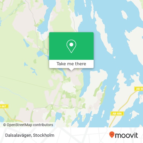 Dalsalavägen map