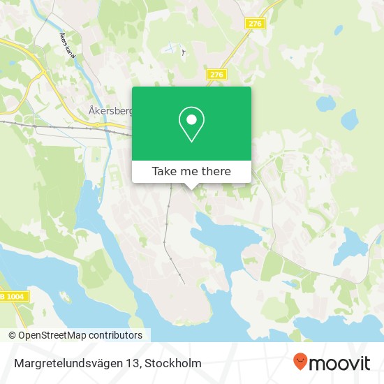 Margretelundsvägen 13 map