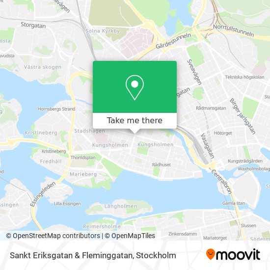 Sankt Eriksgatan & Fleminggatan map