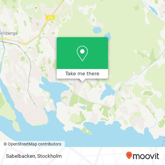 Sabelbacken map