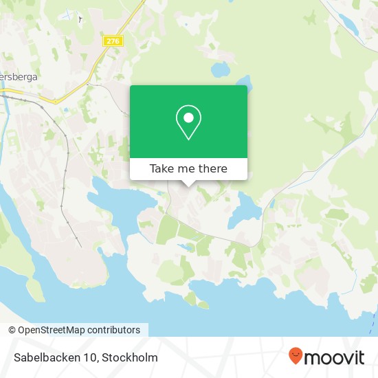 Sabelbacken 10 map