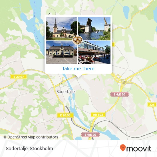 Södertälje map