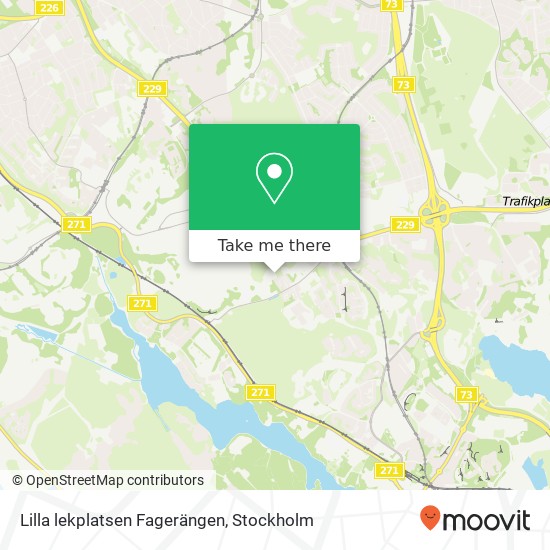 Lilla lekplatsen Fagerängen map