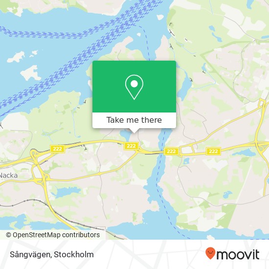 Sångvägen map