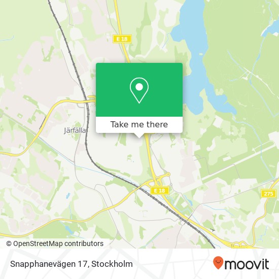 Snapphanevägen 17 map