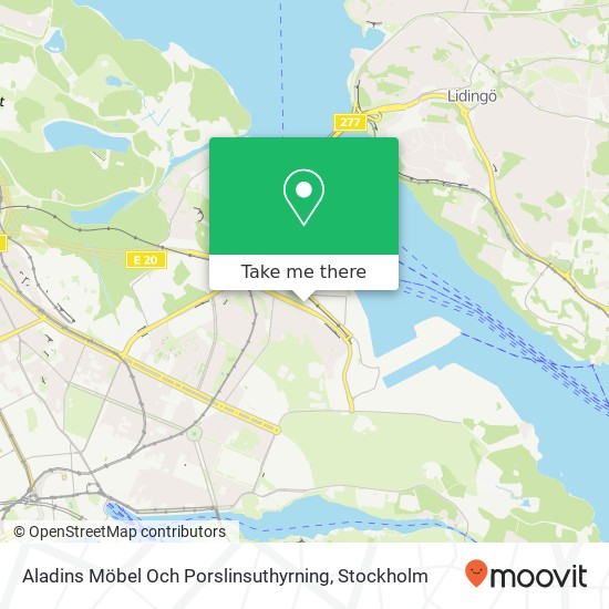 Aladins Möbel Och Porslinsuthyrning map