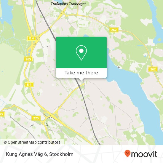 Kung Agnes Väg 6 map