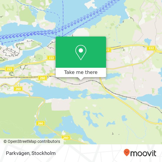 Parkvägen map