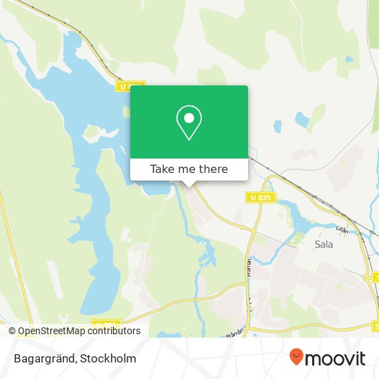 Bagargränd map