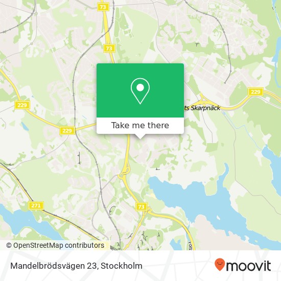 Mandelbrödsvägen 23 map