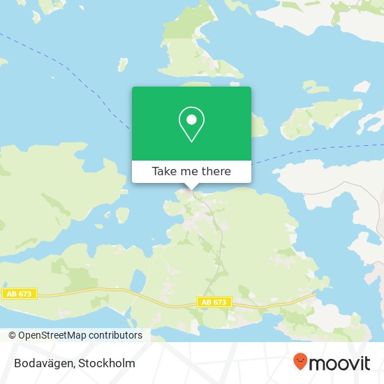 Bodavägen map