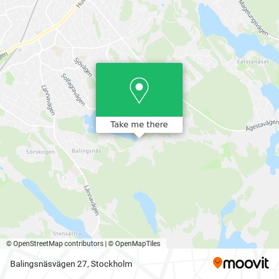 Balingsnäsvägen 27 map