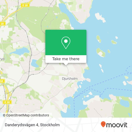 Danderydsvägen 4 map