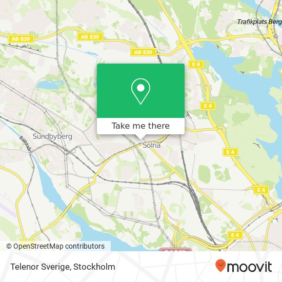 Telenor Sverige map