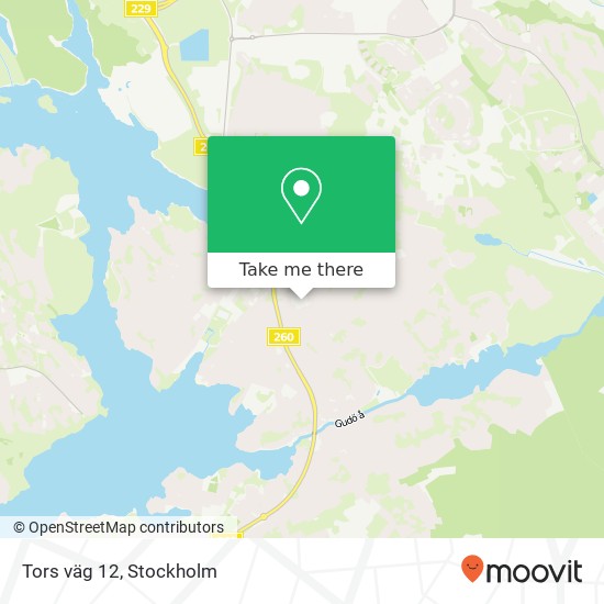 Tors väg 12 map