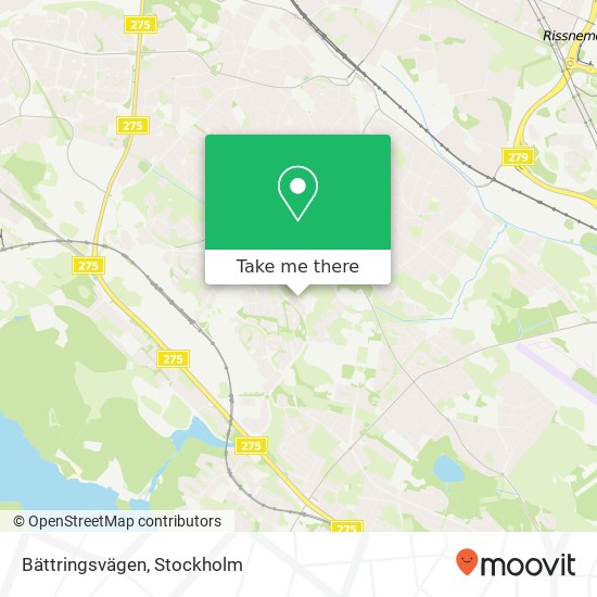 Bättringsvägen map