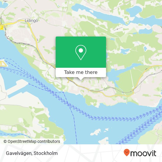 Gavelvägen map