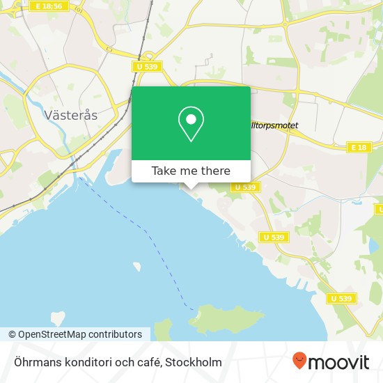 Öhrmans konditori och café map