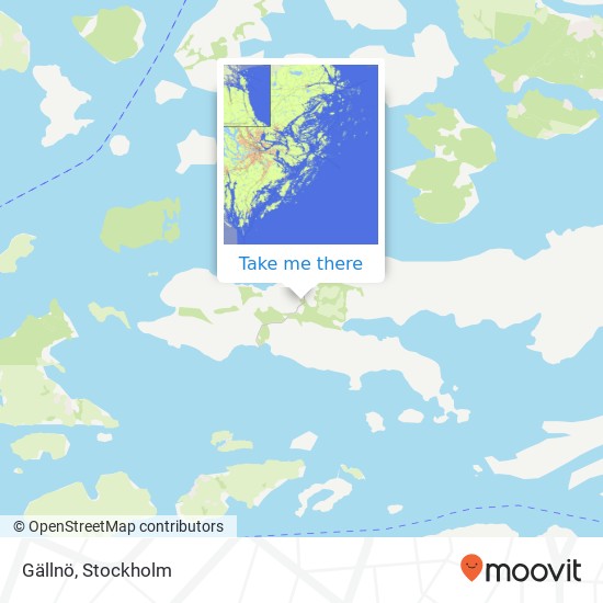 Gällnö map