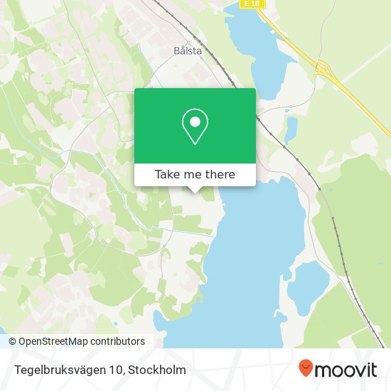 Tegelbruksvägen 10 map