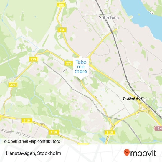 Hanstavägen map