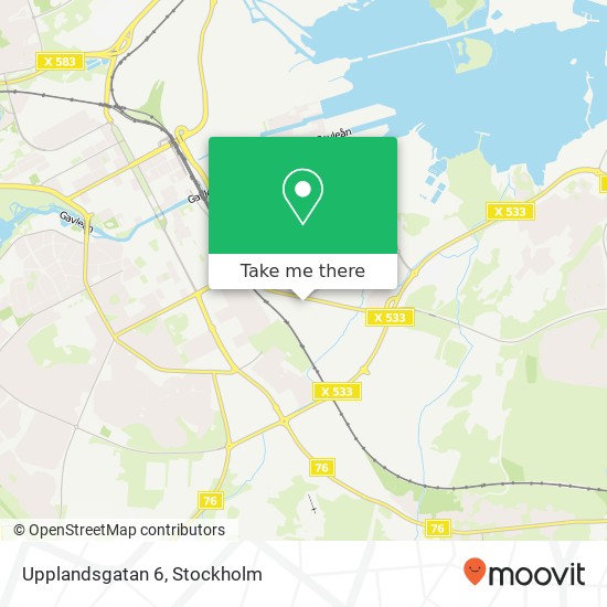 Upplandsgatan 6 map