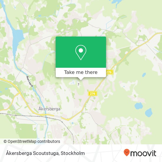 Åkersberga Scoutstuga map