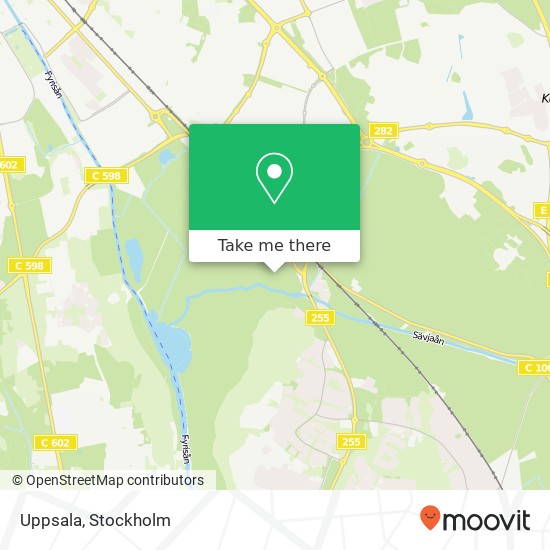 Uppsala map