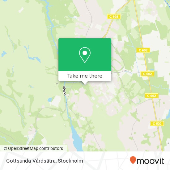 Gottsunda-Vårdsätra map