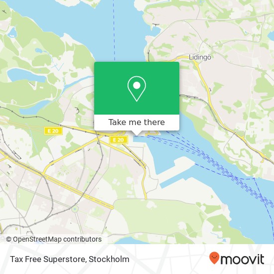 Tax Free Superstore map