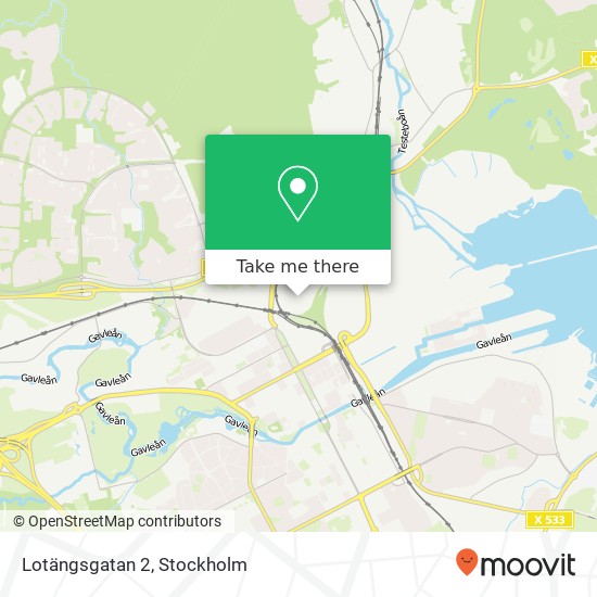 Lotängsgatan 2 map