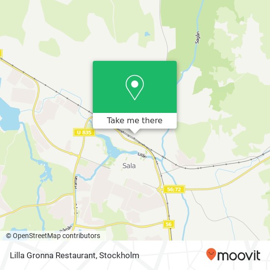 Lilla Gronna Restaurant map