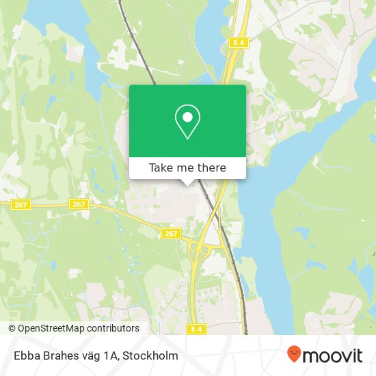 Ebba Brahes väg 1A map