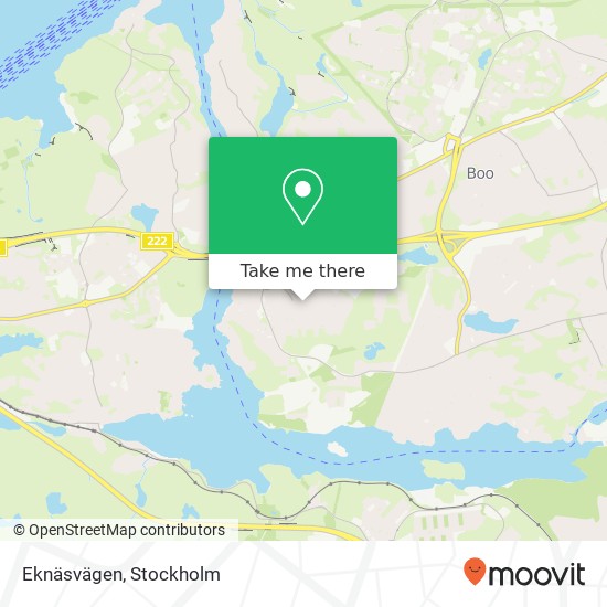 Eknäsvägen map