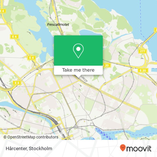 Hårcenter map